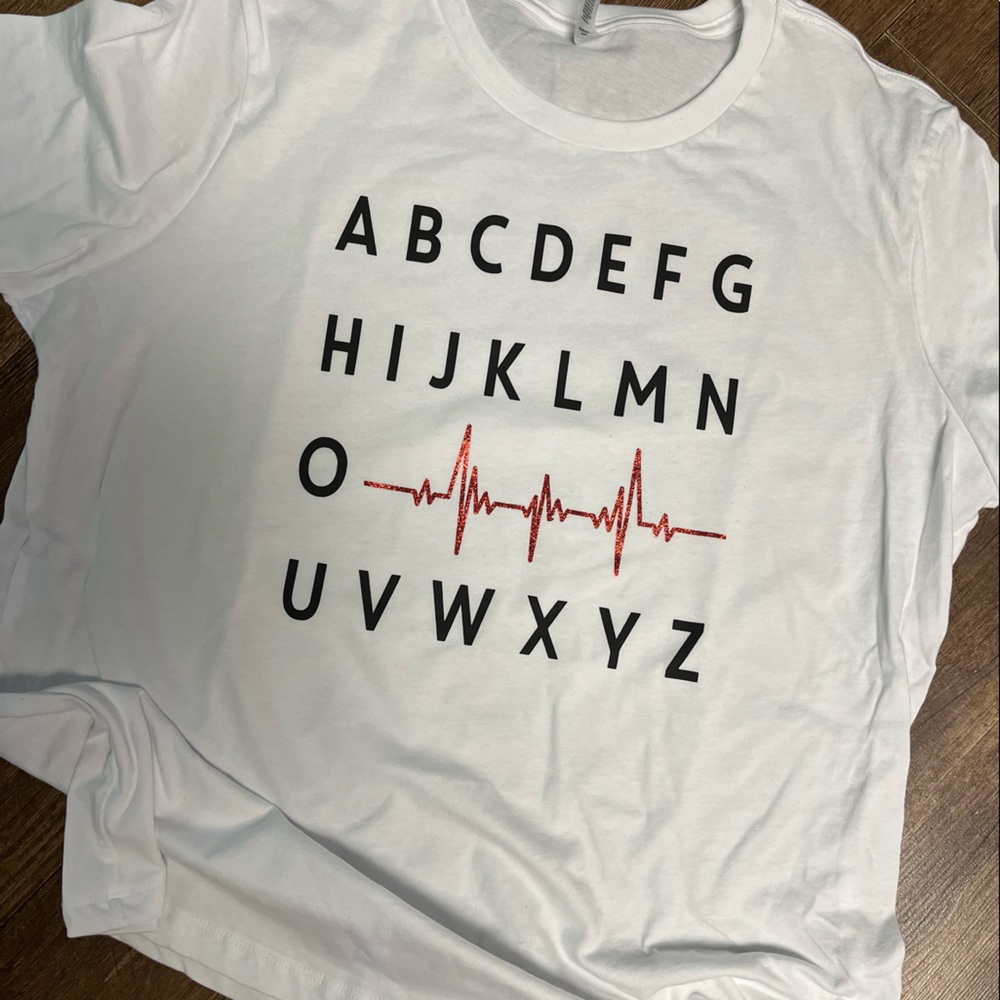 PQRS nursing shirt